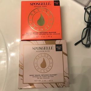 2 BNIB Spongelle body wash sponges